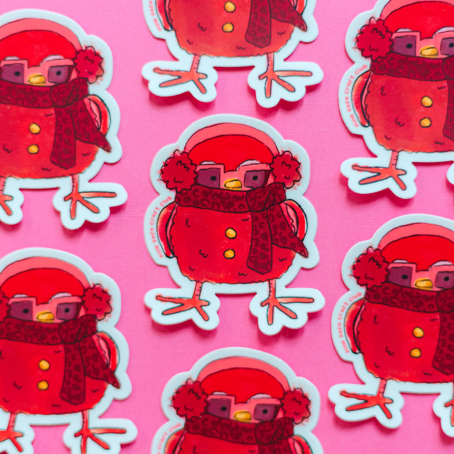 Funny Little Bird: Ruby Sticker
