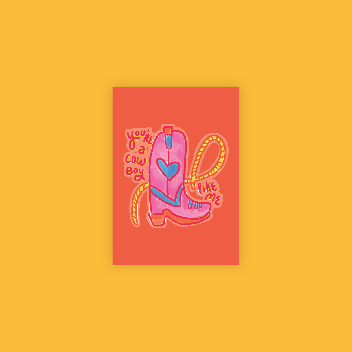 Cowboy Like Me Print