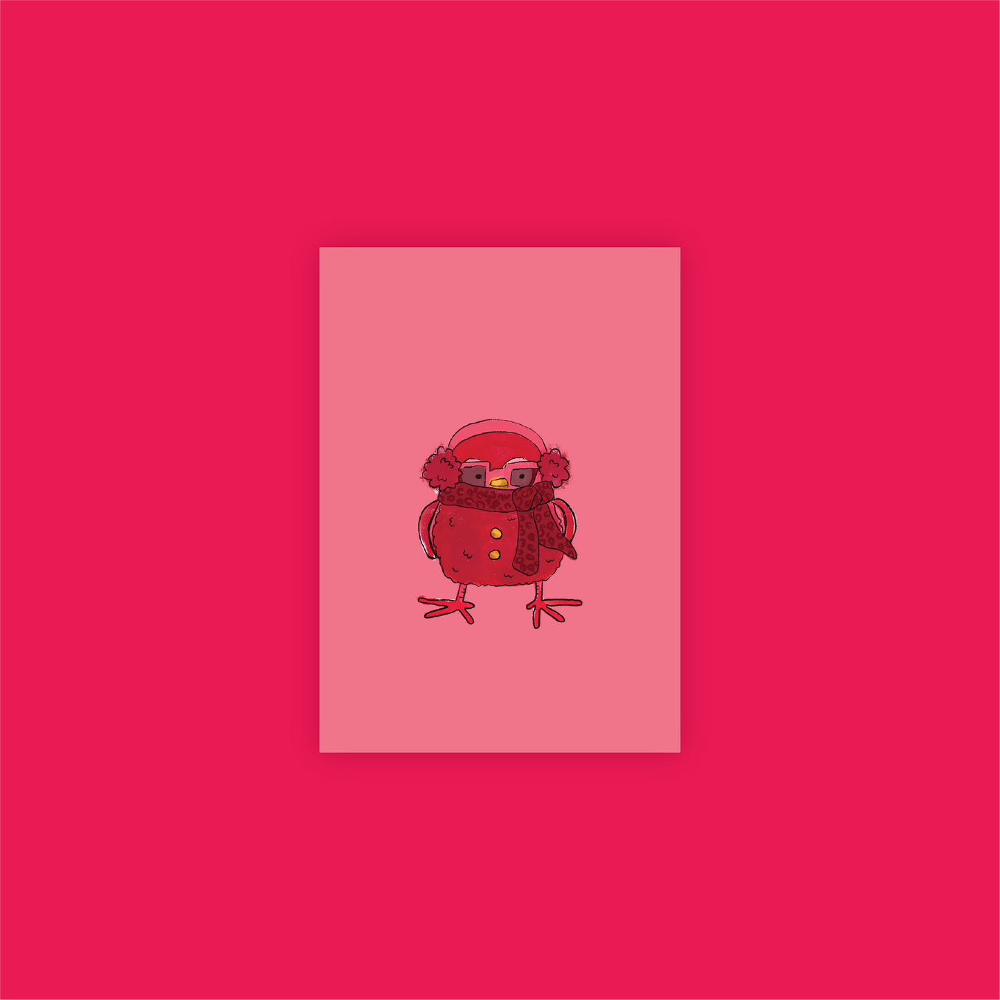 Funny Little Bird: Ruby Print