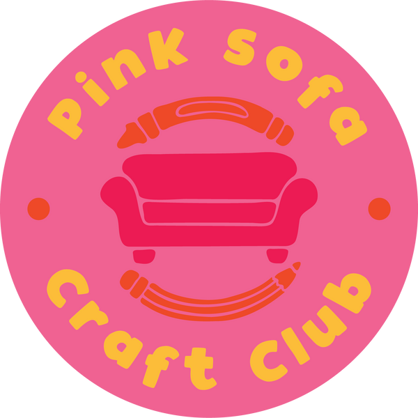 Pink Sofa Craft Club logo