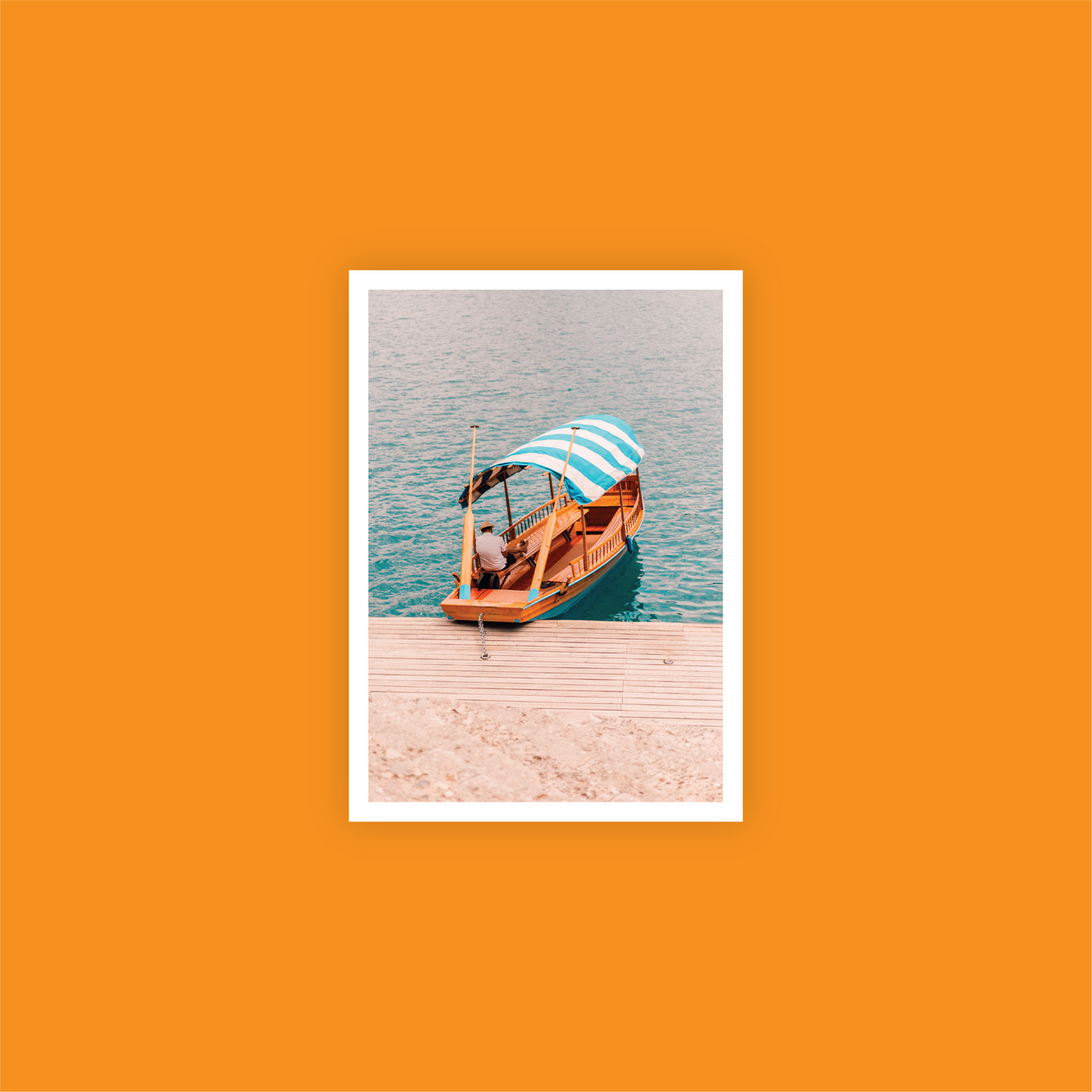 Waiting on the Lake Print