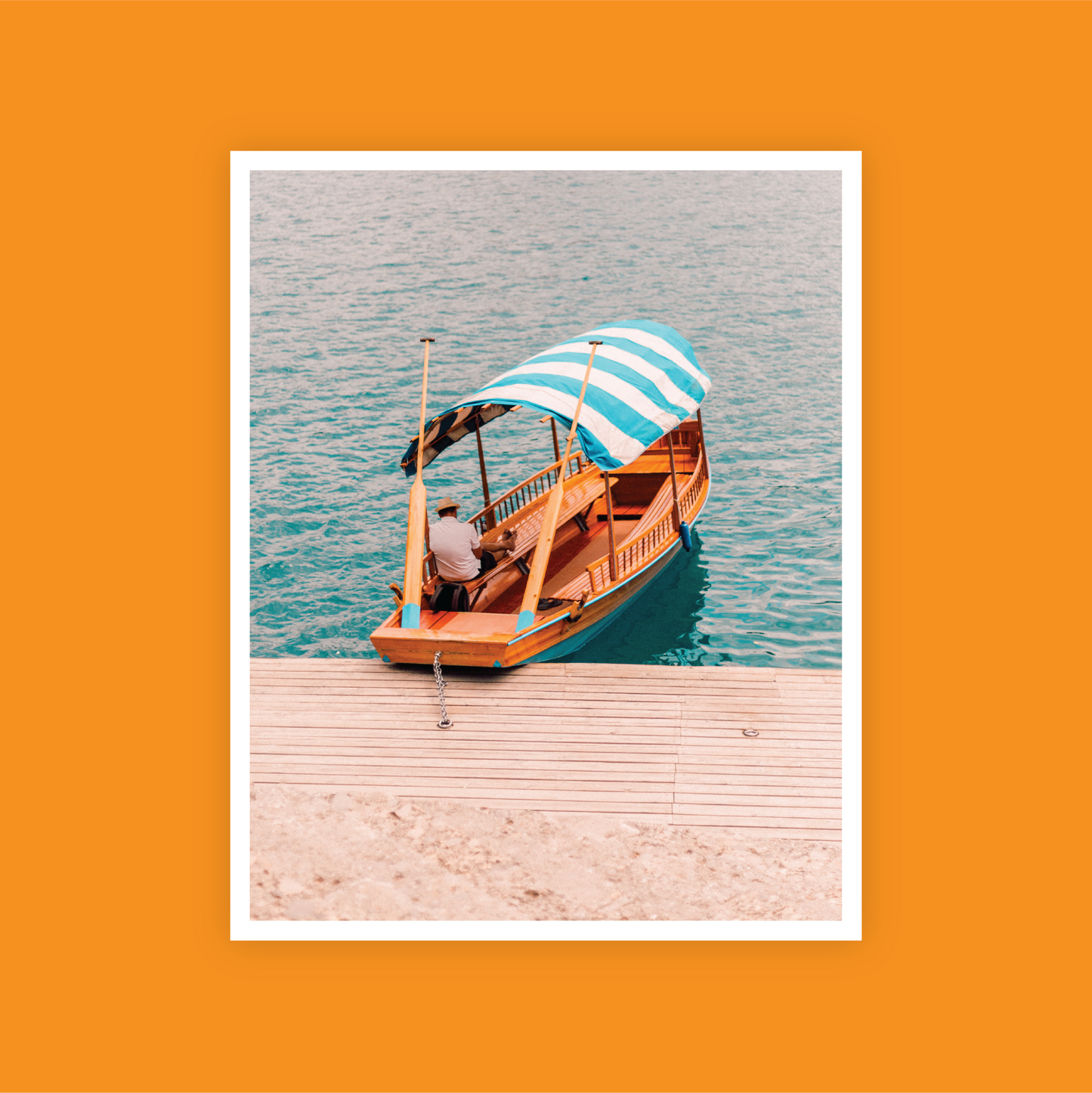 Waiting on the Lake Print