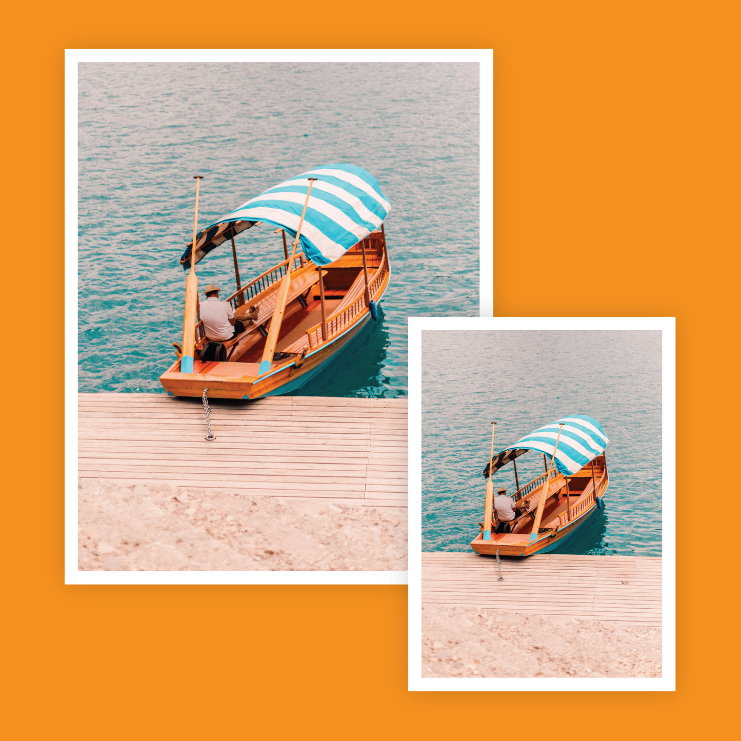 Waiting on the Lake Print