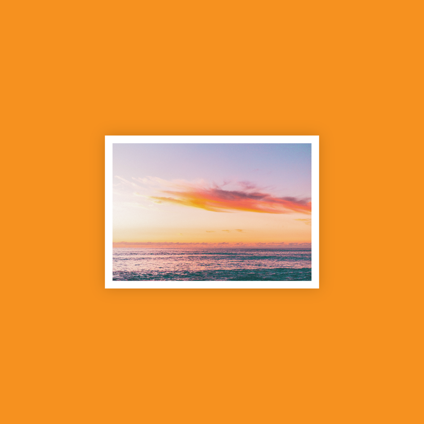 Sherbet Sky Print