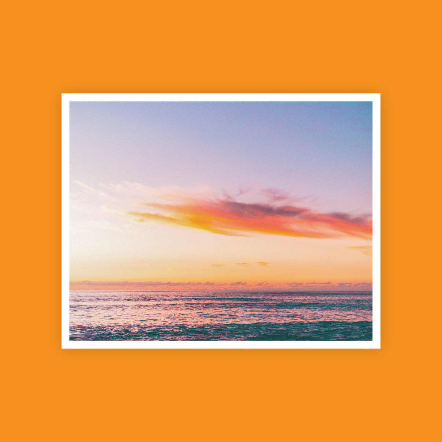 Sherbet Sky Print
