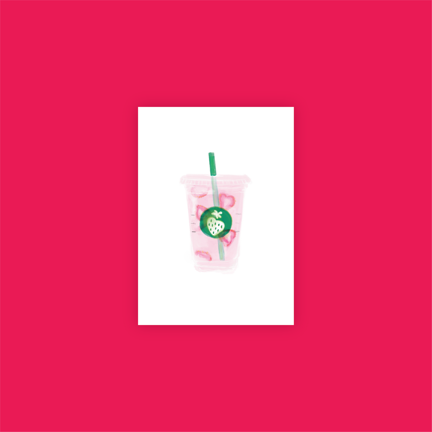 Pinkity Drinkity Print