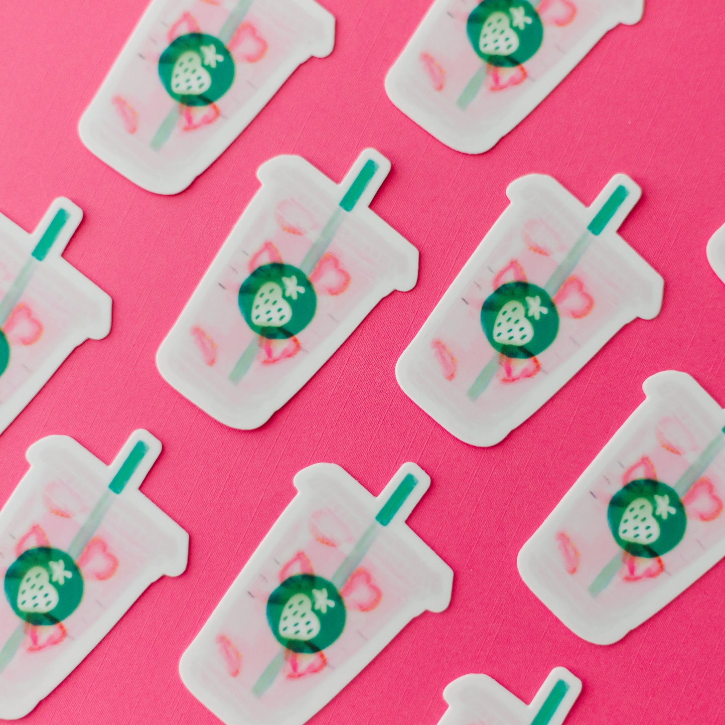 Pinkity Drinkity Sticker