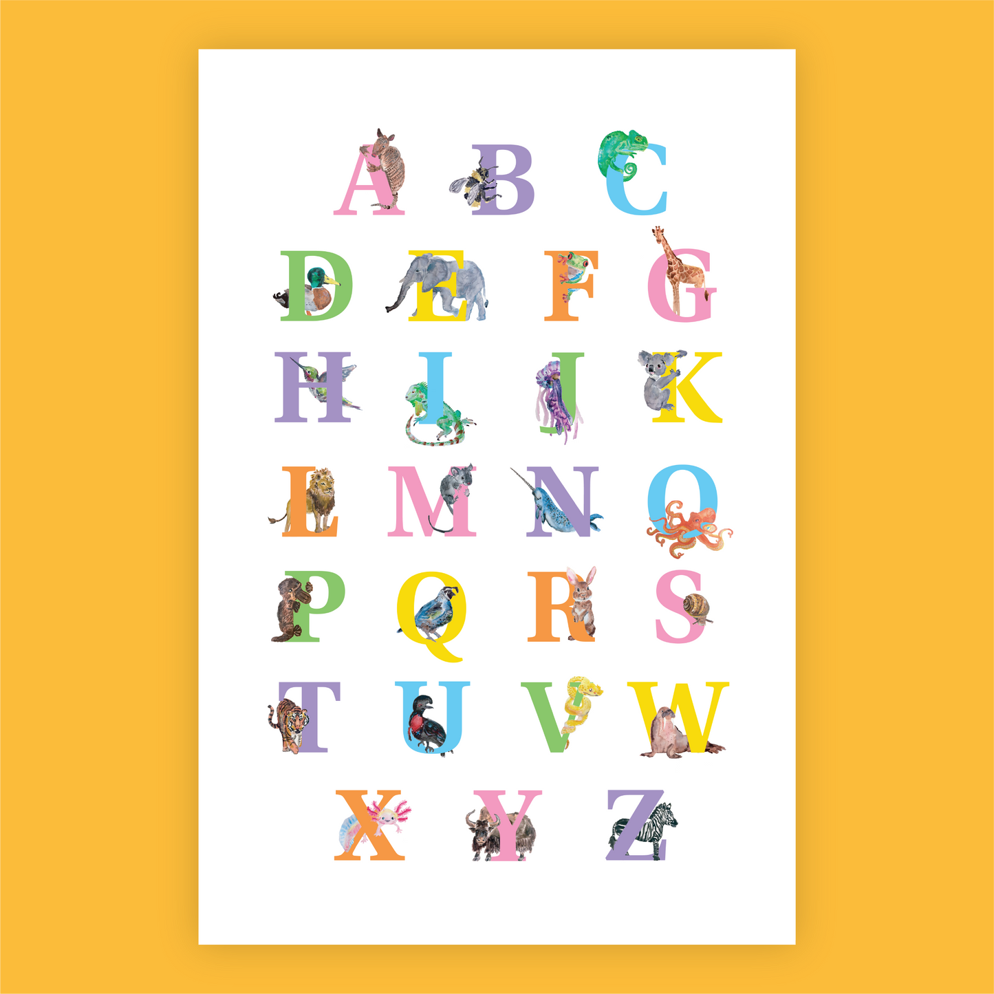 A to Zoo Print